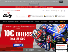 Tablet Screenshot of dafy-moto.com